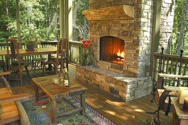 Hot New Cabin Make Trend Screen Porch Fireplaces
